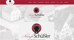 Desktop Screenshot of metzgerei-schuessler.de